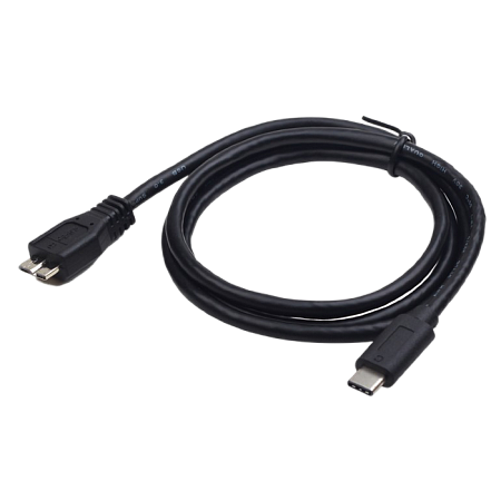 Cable Type-C/microUSB3.0, CM/BM, 1.0 m, Cablexpert, Black, CCP-USB3-mBMCM-1M Cable Type-C/microUSB3.0, CM/BM, 1.0 m, Cablexpert, Black, CCP-USB3-mBMCM-1M