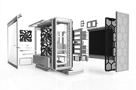 Case ATX be quiet! Silent Base 802, w/o PSU, 3x140mm, Fan controller, Iinsulation mats, TG, DF, 2xUS