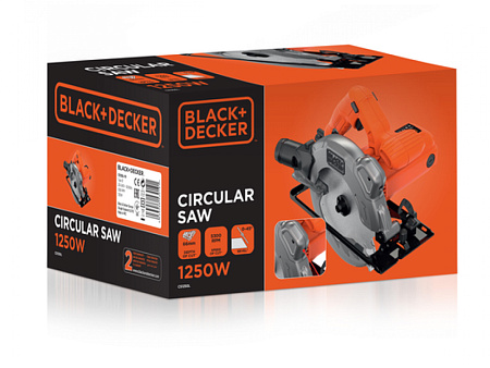 Circ Saw Black+Decker (CS1250L-QS) 1250W, 190mm, 5.300rpm, Laser