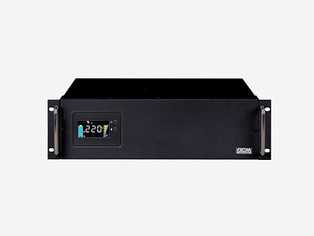 UPS PowerCom KIN-3000AP 3000VA/2400W, Rack 3U, Line Interactive,LCD, AVR, USB, RJ45, 8xIEC C13 
