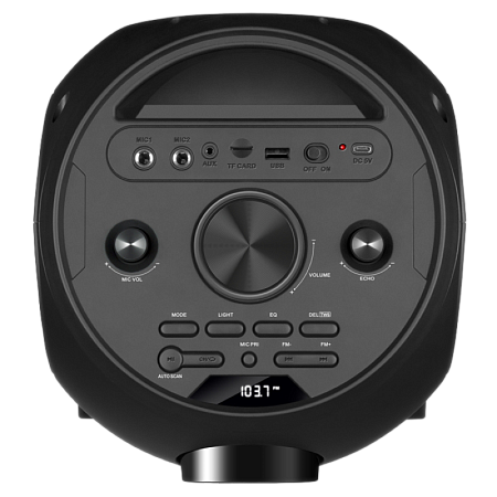 Partybox SVEN "PS-720" 80w, Black, Bluetooth, TWS, Bluetooth, FM, USB, microSD, 2x4400mA*h