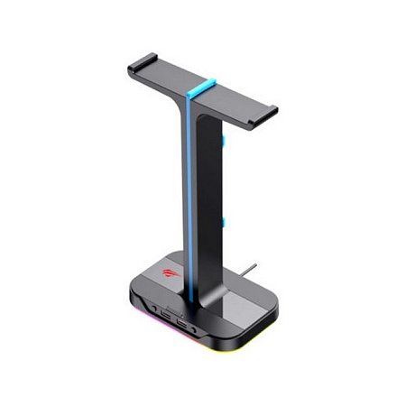 Gaming Headset Stand Havit TH650, 270x150x100mm, 2xUSB 2.0, RGB, Cable organizer 