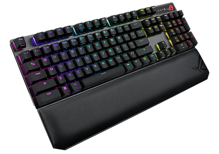 Клавиатура ASUS ROG Strix Scope NX Wireless Deluxe, Беспроводное, Чёрный
