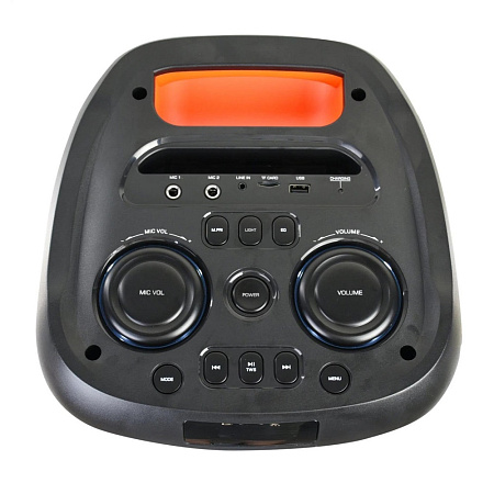 Eden Party Speaker ED-839 80W with 2 Wireless Microphones, H=72cm, Black Eden Party Speaker ED-839 80W with 2 Wireless Microphones, H=72cm, Black