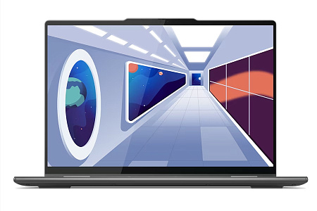 Ноутбук 14" Lenovo Yoga 7 14ARP8, Storm Grey, AMD Ryzen 7 7735U, 16Гб/1024Гб, Windows 11 Home