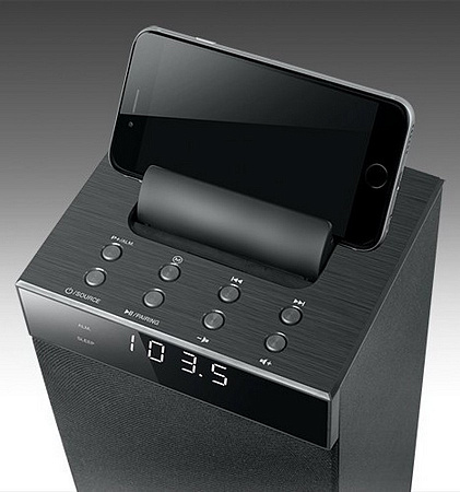 Audio System MUSE M-1280 BT, Audio Tower: Bluetooth/USB/SD/FM/NFC