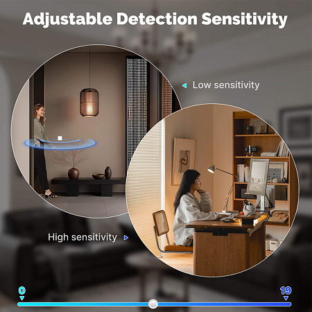 Moes Zigbee Smart Switch 1 Gang with Human Presence mmWare Radar 10GHz (Neutral Optional), White