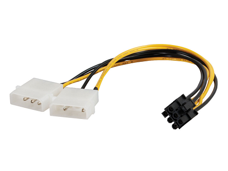 Cable, CC-PSU-6 internal power adapter cable for PCI express, Cablexpert,usb ,micro ,iphone, 3.5, tupe-c, тюльпаны