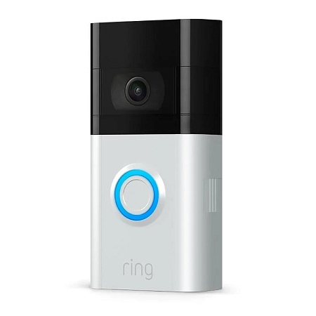 Ring Video Doorbell 3, Satin Nickel