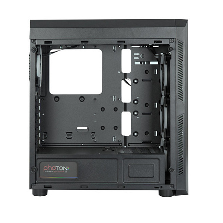 Case ATX Chieftec SCORPION II, w/o PSU, 0,6mm, 4x120mm RGB Ring, Front & Side Tempered Glass, 2xUSB3