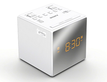 SONY ICF-C1T, White, Clock Radio with dual alarm, AM/FM