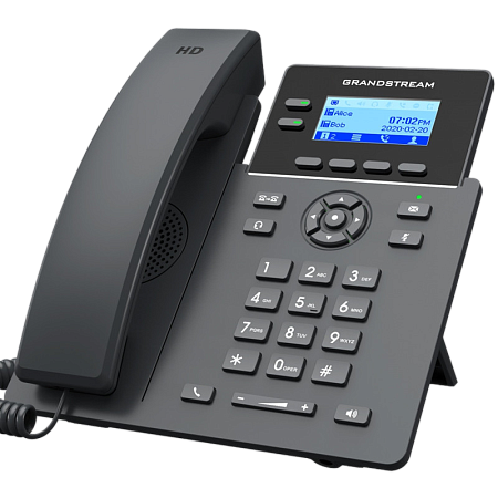 Grandstream GRP2602, 4 SIP, 2 Lines, no PoE, Black