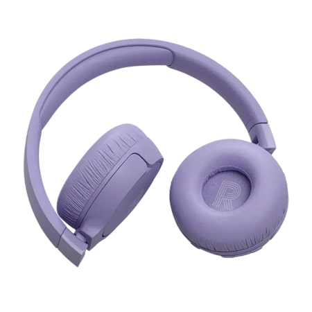 Headphones  Bluetooth  JBL T670NC, Purple, On-ear, Adaptive Noise Cancelling with Smart Ambient