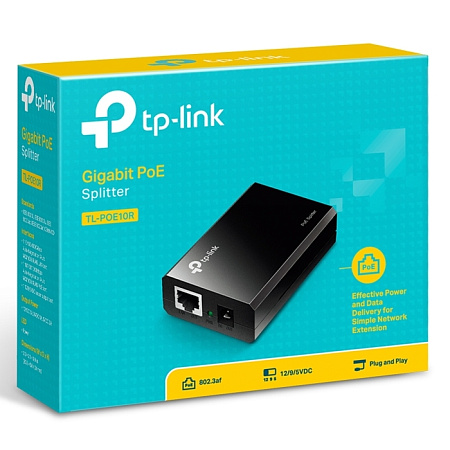 Сплиттер PoE TP-LINK TL-PoE10R, IEEE 802.3af