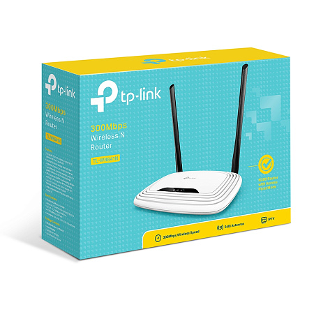 Wi-Fi N TP-LINK Router, "TL-WR841N RF", 300Mbps, 2x5dBi Fixed Antennas, WISP (Поврежденная упаковка) Wi-Fi N TP-LINK Router, "TL-WR841N RF", 300Mbps, 2x5dBi Fixed Antennas, WISP (Поврежденная упаковка)