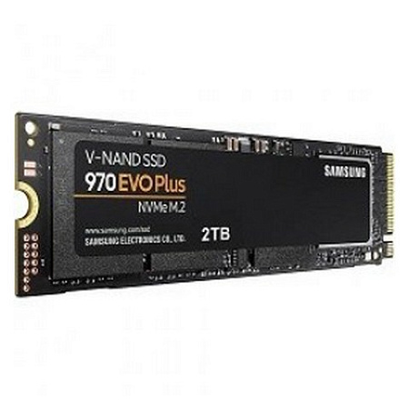 .M.2 NVMe SSD 2.0TB Samsung  970 EVO Plus [PCIe 3.0 x4, R/W:3500/3300MB/s, 620/560K IOPS, Phx, TLC]