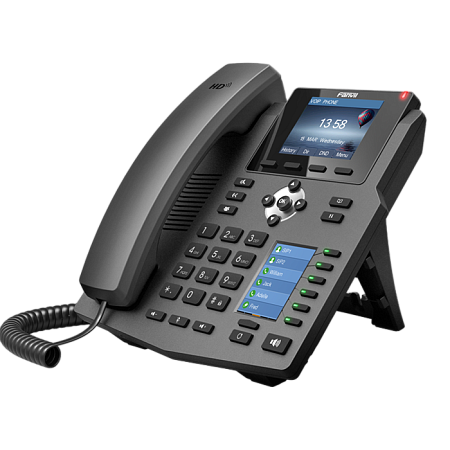 Fanvil X4G Black, VoIP phone, Colour Display, SIP support