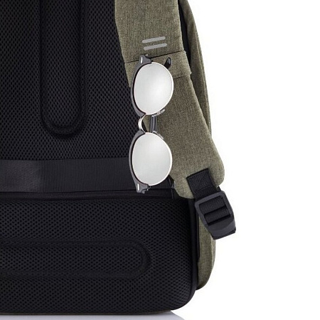Backpack Bobby Hero Regular, anti-theft, P705.297 for Laptop 15.6" & City Bags, Green