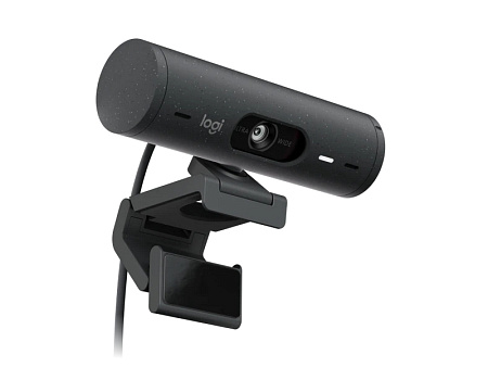 Camera Logitech BRIO 500, 1080p/30fps, FoV 90°, 4MP, Zoom:4x, Autofocus, Stereo mic, Shutter, 1,5m, 