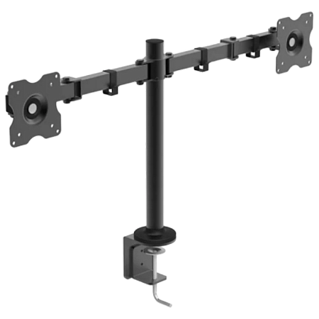 Table/desk stand for 2 monitors CHARMOUNT CT-LCD-DS1803, 10"-27" 75x75,100x100, Tilt/Pvt, up to 10kg