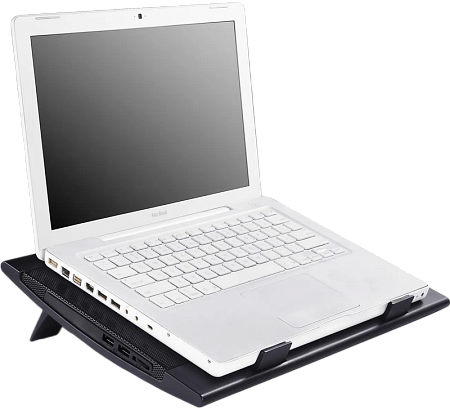 Notebook Cooling Pad Deepcool WIND PAL FS,  up to 17'', 2x140mm, 2xUSB, Fan speed control