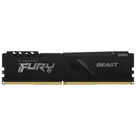 16GB DDR4-2666MHz  Kingston FURY Beast (KF426C16BB1/16), CL16-18-18, 1.2V, Intel XMP 2.0, Black