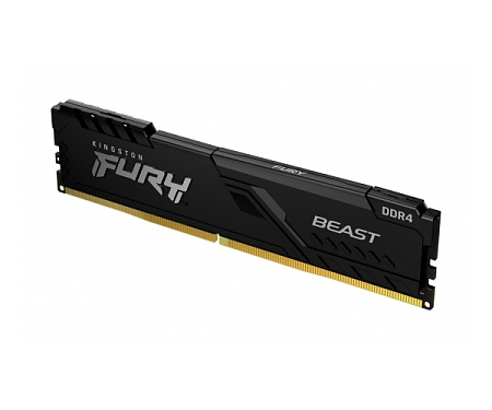 .8GB DDR4-3200MHz  Kingston FURY Beast (Kit of 2x4GB) (KF432C16BBK2/8), CL16-18-18, 1.35V, Black