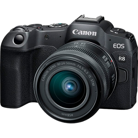 DC Canon EOS  R8 & RF 24-50mm f/4.5-6.3 IS STM KIT