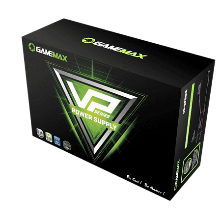 Power Supply ATX 700W GAMEMAX VP-700, 80+ Bronze, 120mm, Active PFC, Fanless mode, Black