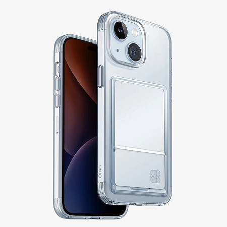 Uniq Case Hybrid Air Fender ID for iPhone 15, Clear