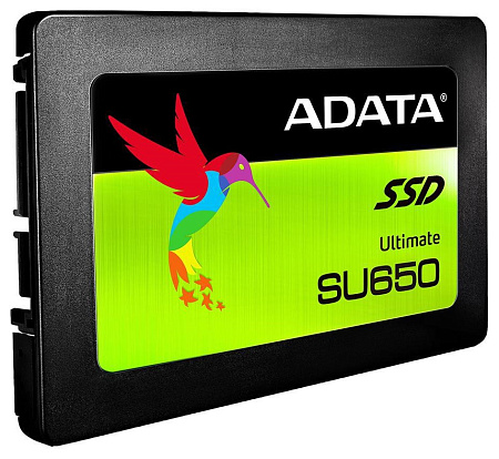 2.5" SATA SSD    120GB   ADATA Ultimate SU650 [R/W:520/320MB/s, 20K/75K IOPS, MK/SMI, 3D-NAND TLC]