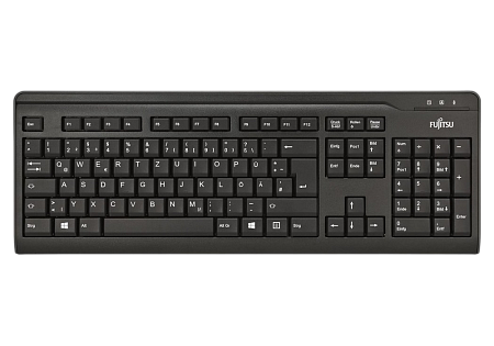 Keyboard Fujitsu KB410 USB Black RU/US