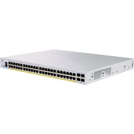 48-port Gigabit Full PoE Managed Switch Cisco CBS350-48FP-4G, 4 x 1G SFP