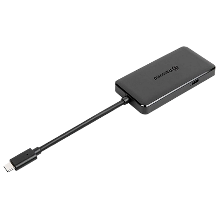 USB Type-C Hub&Card Reader Transcend "TS-HUB5C" (1xUSB-C 3.1, 2xUSB-A 3.0, 1x microSD, 1xSD-Card)