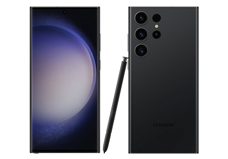 Смартфон Samsung Galaxy S23 Ultra, 12Гб/256Гб, Phantom Black