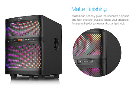 Speakers F&D F580X Black, 2.1 Computer Multimedia Speaker
