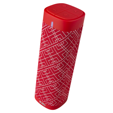 Speakers SVEN "PS-115" 10w, TWS, Red, Bluetooth, microSD, FM, AUX, Mic, 1800mA Speakers SVEN "PS-115" 10w, TWS, Red, Bluetooth, microSD, FM, AUX, Mic, 1800mA