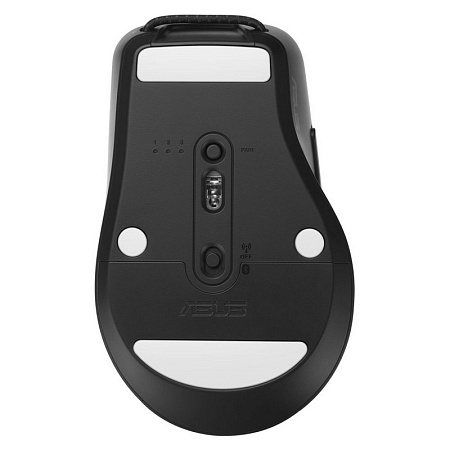 Wireless Mouse Asus SmartO MD200, up to 4200dpi, 6 buttons, Carrying Loop, 85g. 1xAA, 2.4/BT, Black