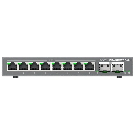 Сетевой коммутатор Grandstream GWN7721, 8x 2.5Gigabit Ethernet