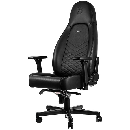 Gaming Chair Noble Icon NBL-ICN-PU-BLA Black/Black, User max load up to 150kg / height 165-190cm