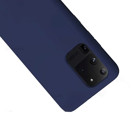Helmet Case Liquid Silicone Samsung S20 Ultra, Blue