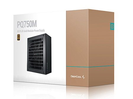 Power Supply ATX 750W Deepcool PQ750M, 80+ Gold, 120mm, Active PFC, Full Bridge SRC LLC + DC/DC, Fan