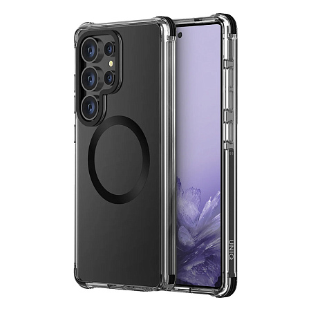 Uniq Case for Samsung S25 Ultra Combat Carbon Magclick, Black Uniq Case for Samsung S25 Ultra Combat Carbon Magclick, Black