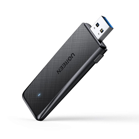 UGREEN Adapter WiFi USB AC1300 11ac Dual-Band 2.4GHz/400Mbps 5GHz/867Mbps | CM492, Black