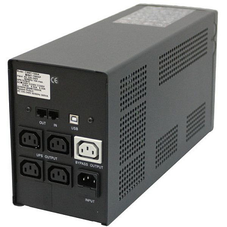 UPS PowerCom BNT-1200AP 1200VA/720W Line Interactive, AVR, RJ45, USB, 5*IEC Sockets