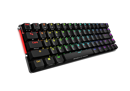 Gaming Wireless Keyboard Asus ROG Falchion, Mechanical, Compact 65% layout, 68 keys, Cherry MX Red S