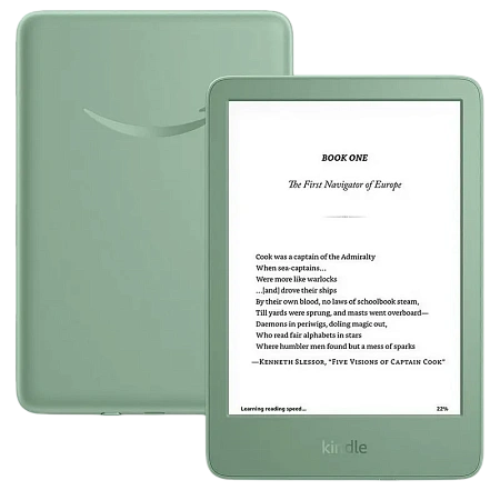 Электронная книга Amazon Kindle (11th Gen) 2024, Matcha, acer,asus,lenovo,hp,dell,планшеты,чехол для планшета, подставка для ноутбука, зарядка для ноутбука