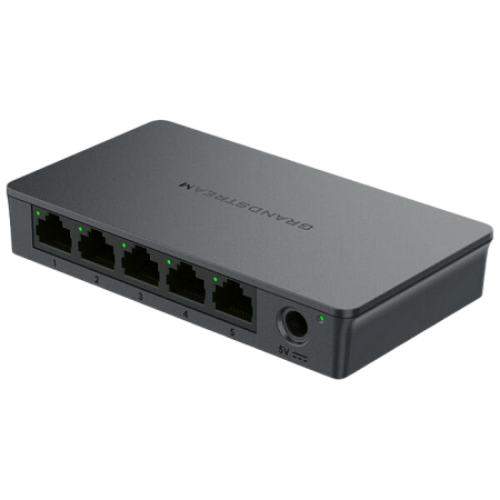 .5-port 10/100/1000Mbps Switch Grandstream "GWN7700", Plastic Case