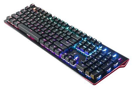 Gaming Keyboard Gamemax KG801, Mechanical, FN Keys, Anti-Ghosting, RGB, EN layout, Black.USB Gaming Keyboard Gamemax KG801, Mechanical, FN Keys, Anti-Ghosting, RGB, EN layout, Black.USB