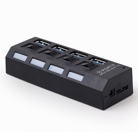 USB  3.0 Hub 4-port Gembird "UHB-U3P4-22", Black
